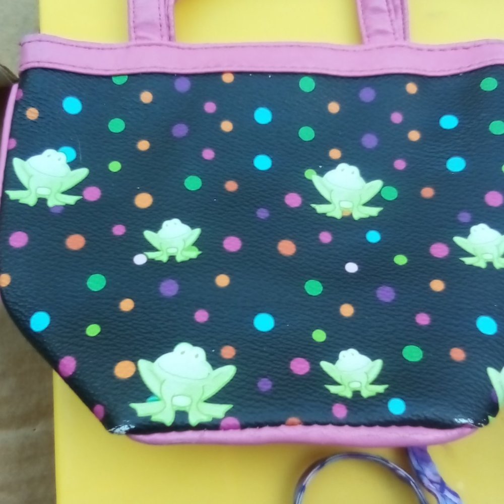 3 Childrens Purses and 1 Sparkly change Purse